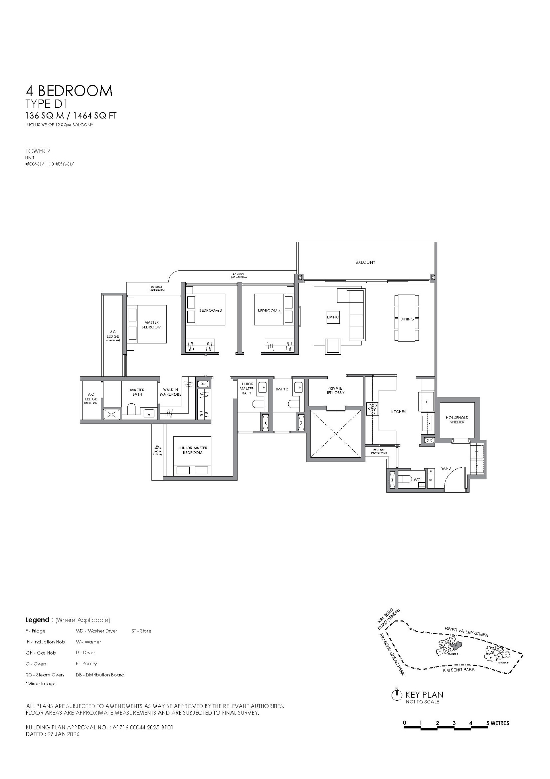 River Modern floorplan